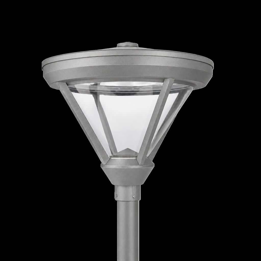 [DILSL-T01-GC] LANTERNE LED BOREA T01 - DELITECH - RAL 9007 Gris Clair - 2700K 