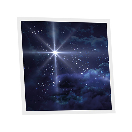 Pack 1 Dalle LED Imprimée - Stars Night - 600x600mm - Usinée en France by DELITECH