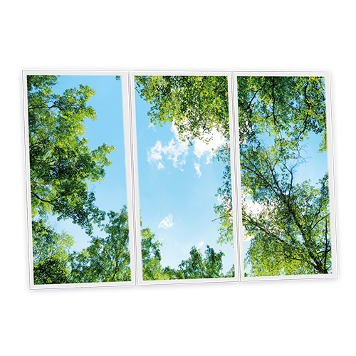 Pack 3 Dalles LED Imprimées - Garrigue - 1200x600mm - Usinée en France by DELITECH