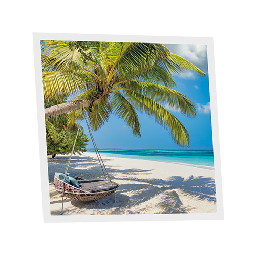 Pack 1 Dalle LED Imprimée - Hawaii - 600x600mm - Usinée en France by DELITECH