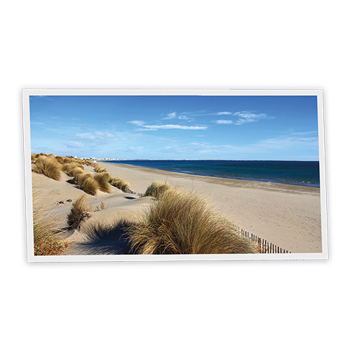Pack 1 Dalle LED Imprimée horizontale - Dunes - 1200x600mm - Usinée en France by DELITECH