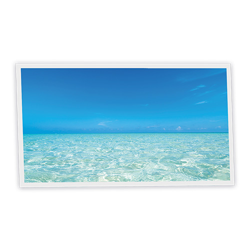 Pack 1 Dalle LED Imprimée horizontale - Blue Sea - 1200x600mm - Usinée en France by DELITECH