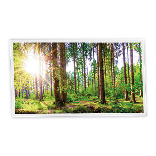 Pack 1 Dalle LED Imprimée horizontale - Woods - 1200x600mm - Usinée en France by DELITECH