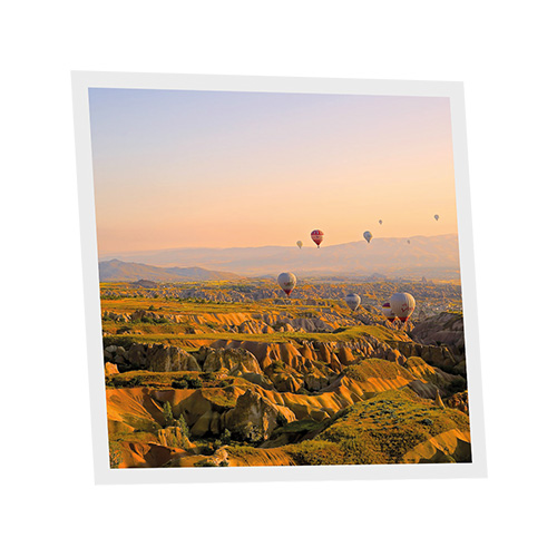 Pack 1 Dalle LED Imprimée - Views - 600x600mm - Usinée en France by DELITECH