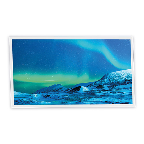 Pack 1 Dalle LED Imprimée horizontale - Aurora Austral - 1200x600mm - Usinée en France by DELITECH