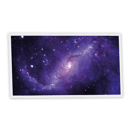 Pack 1 Dalle LED Imprimée horizontale - Galaxy - 1200x600mm - Usinée en France by DELITECH