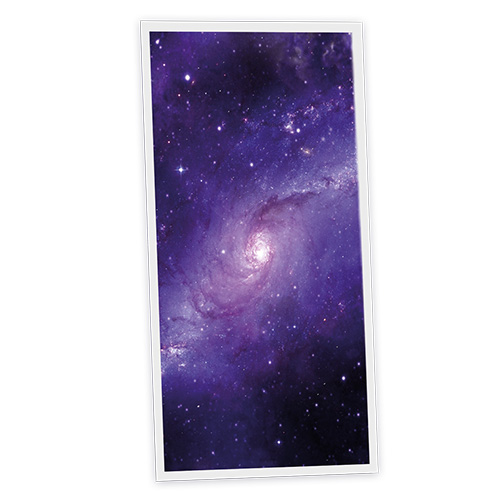 Pack 1 Dalle LED Imprimée verticale - Galaxy - 1200x600mm - Usinée en France by DELITECH