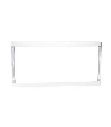 Cadre Saillie - Dalle LED HIGH POWER 120x60cm - Aluminium Blanc  