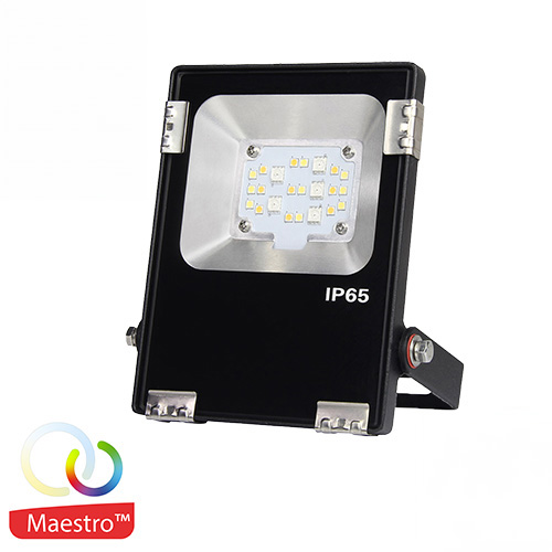 Projecteur LED Extra Plat 10W - MAESTRO RF Gen 2 + Zigbee - RGBCCT DELISMART