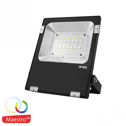 Projecteur LED Extra Plat 30W - MAESTRO RF Gen 2 + Zigbee - RGBCCT 