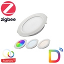 Encastrable LED Slim Rond 12W - MAESTRO RF Gen 2 + Zigbee Tuya - RGBCCT - DELISMART