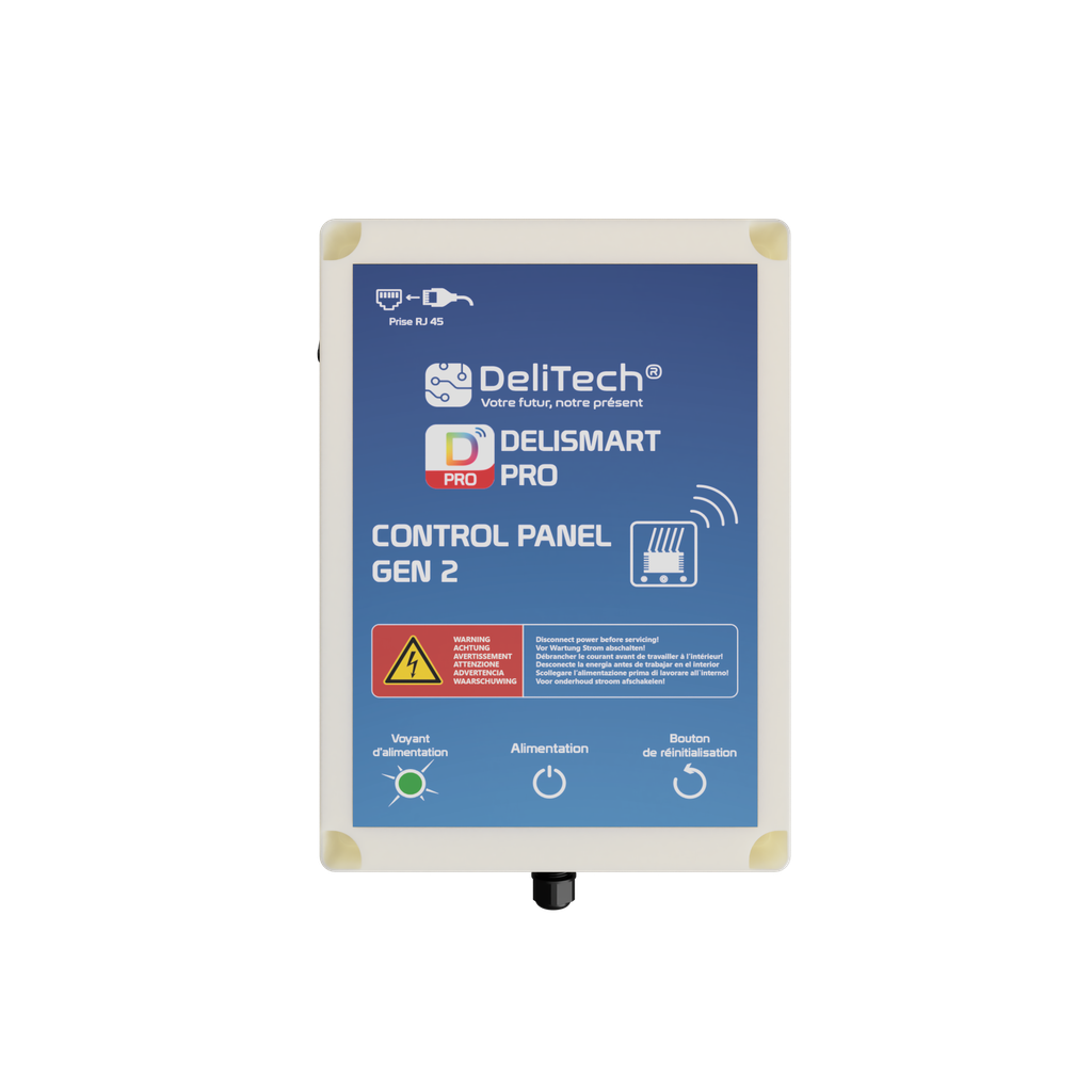 [BTR-DSPRO-SI2] Boitier de contrôle DeliSmart Pro Gen2 - 4G / Wifi / Zigbee / BLE