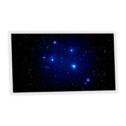 Pack 1 Dalle LED Imprimée horizontale - Pleiades - 1200x600mm - Usinée en France by DELITECH