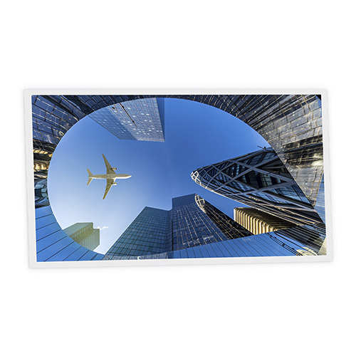 Pack 1 Dalle LED Imprimée horizontale - Plane - 1200x600mm - Usinée en France by DELITECH