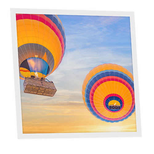 Pack 1 Dalle LED Imprimée - Montgolfier - 600x600mm - Usinée en France by DELITECH