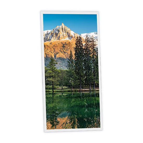 Pack 1 Dalle LED Imprimée verticale - Lake - 1200x600mm - Usinée en France by DELITECH