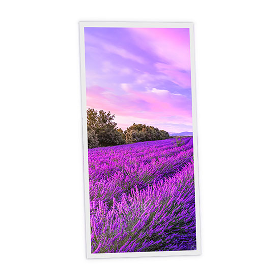 Pack 1 Dalle LED Imprimée verticale - Lavender - 1200x600mm - Usinée en France by DELITECH