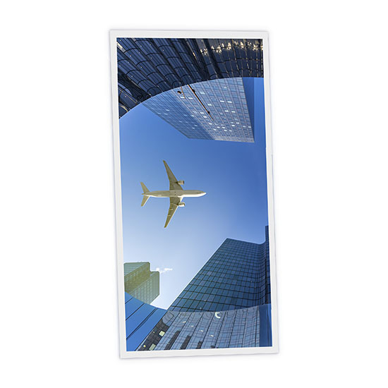 Pack 1 Dalle LED Imprimée verticale - Plane - 1200x600mm - Usinée en France by DELITECH