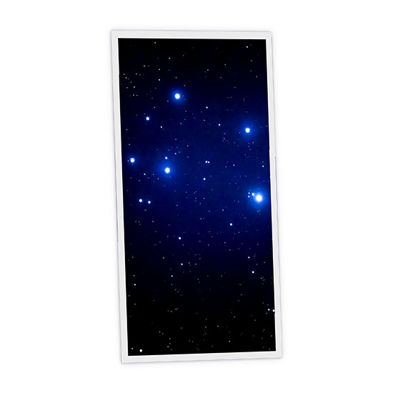 Pack 1 Dalle LED Imprimée verticale - Pleiades - 1200x600mm - Usinée en France by DELITECH