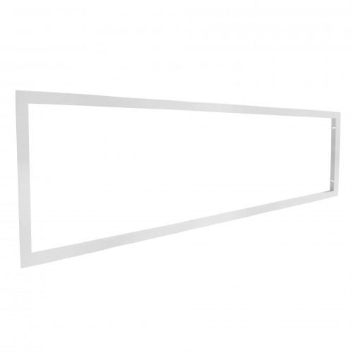 Cadre d'encastrement - Dalle LED 120x30 - FAUX plafond placo BA13 - Aluminium Blanc