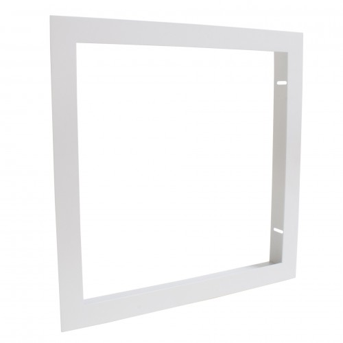 Cadre d'encastrement - Dalle LED 30x30 - FAUX plafond placo BA13 - Aluminium Blanc