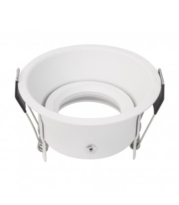 Collerette Support Encastrable Orientable rond - Blanc - IP20 - DeliTech