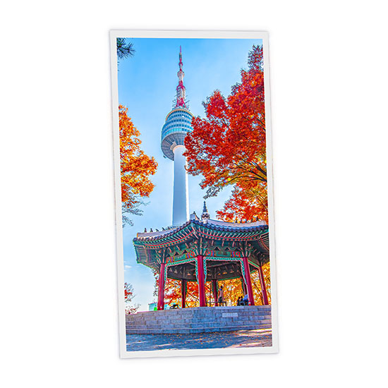 Pack 1 Dalle LED Imprimée verticale - Seoul - 1200x600mm - Usinée en France by DELITECH