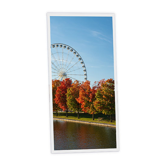 Pack 1 Dalle LED Imprimée verticale - Montreal - 1200x600mm - Usinée en France by DELITECH