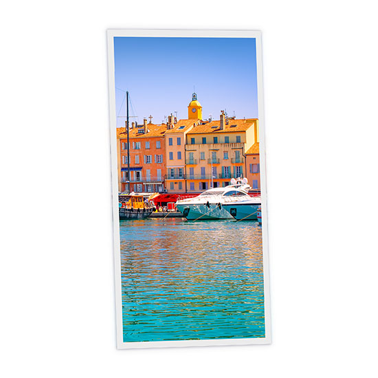 Pack 1 Dalle LED Imprimée verticale - Saint-Tropez - 1200x600mm - Usinée en France by DELITECH