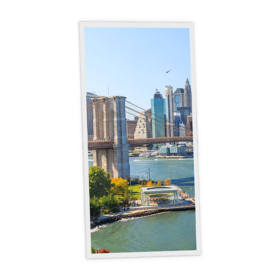Pack 1 Dalle LED Imprimée verticale - New York - 1200x600mm - Usinée en France by DELITECH