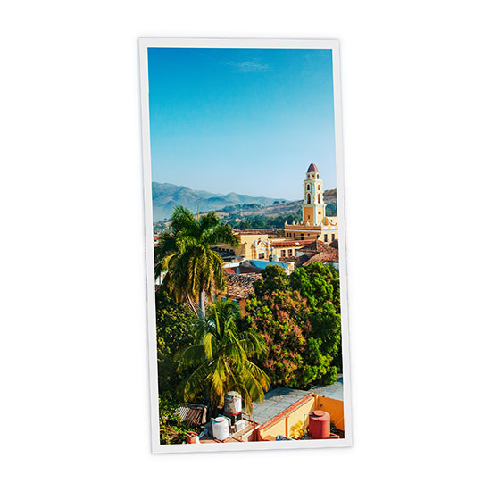 Pack 1 Dalle LED Imprimée verticale - Cuba - 1200x600mm - Usinée en France by DELITECH
