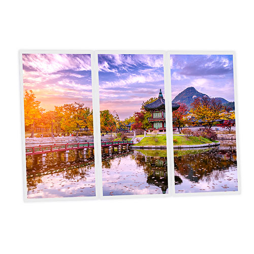 Pack 3 Dalles LED Imprimées - Korea - 1200x600mm - Usinée en France by DELITECH