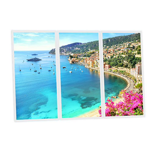 Pack 3 Dalles LED Imprimées - Monaco - 1200x600mm - Usinée en France by DELITECH