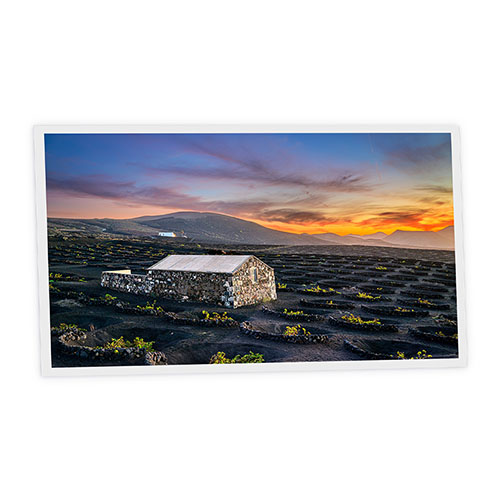 Pack 1 Dalle LED Imprimée horizontale - Canary Islands - 1200x600mm - Usinée en France by DELITECH