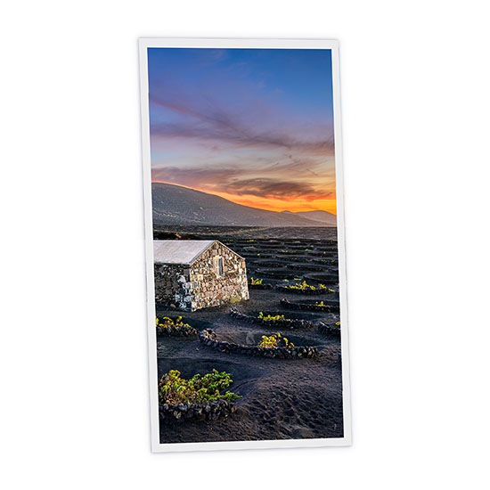 Pack 1 Dalle LED Imprimée verticale - Canary Islands - 1200x600mm - Usinée en France by DELITECH