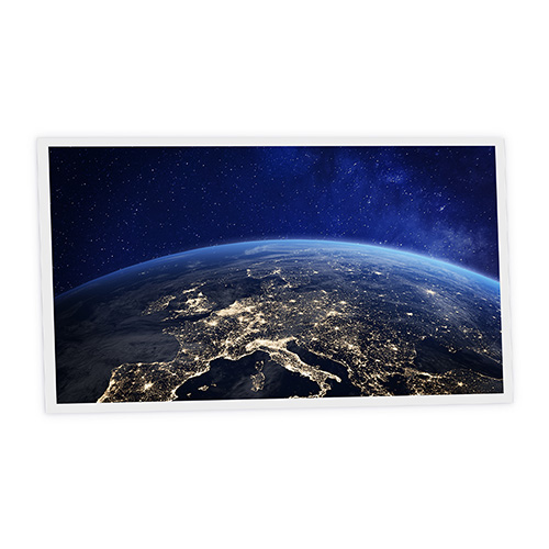 Pack 1 Dalle LED Imprimée horizontale - Earth - 1200x600mm - Usinée en France by DELITECH
