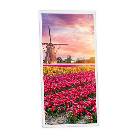Pack 1 Dalle LED Imprimée verticale - Tulips - 1200x600mm - Usinée en France by DELITECH