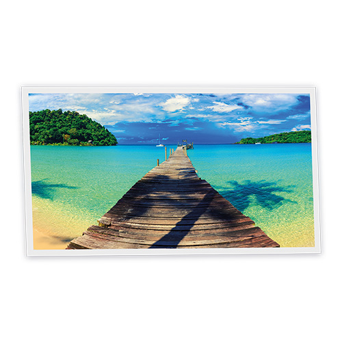Pack 1 Dalle LED Imprimée horizontale - Tropical - 1200x600mm - Usinée en France by DELITECH