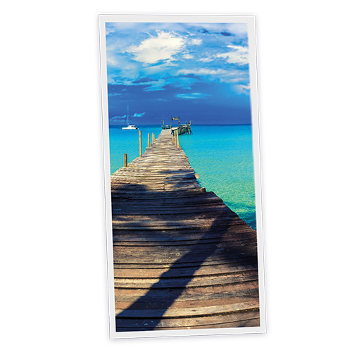 Pack 1 Dalle LED Imprimée verticale - Tropical - 1200x600mm - Usinée en France by DELITECH