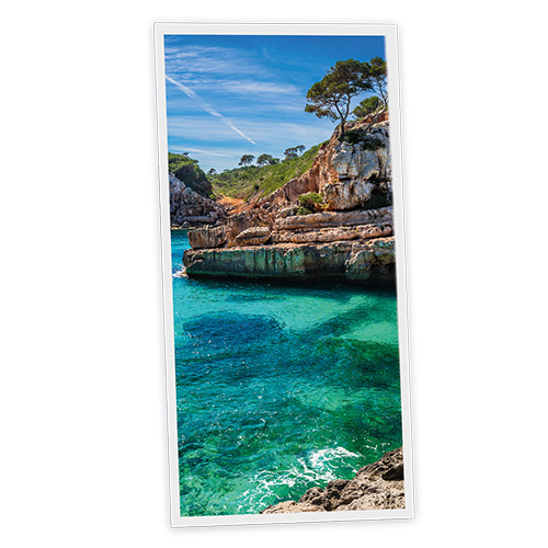Pack 1 Dalle LED Imprimée verticale - Coves - 1200x600mm - Usinée en France by DELITECH