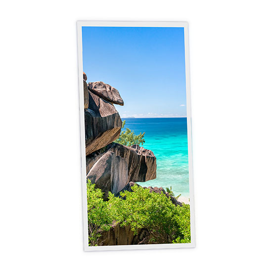 Pack 1 Dalle LED Imprimée verticale - Cliff - 1200x600mm - Usinée en France by DELITECH