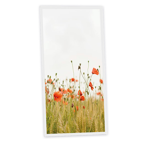 Pack 1 Dalle LED Imprimée verticale - Poppy - 1200x600mm - Usinée en France by DELITECH
