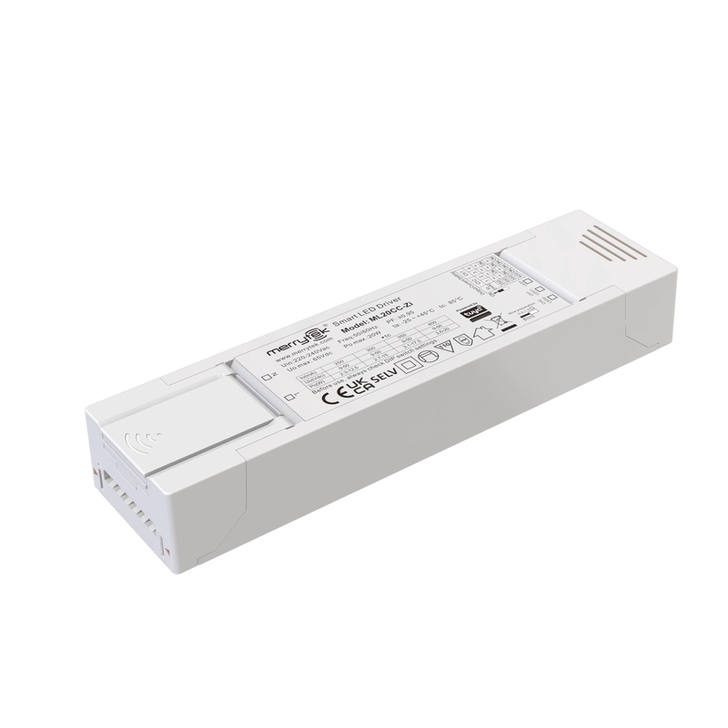 Driver / Alimentation LED CC Dimmable Zigbee 3.0 - DELISMART - 600-1050mA 46W max - Flicker Free - Merrytek - 2 sorties