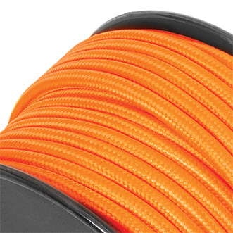 Câble décoration - 2 x 0,75mm2 - 1 mètre - Orange