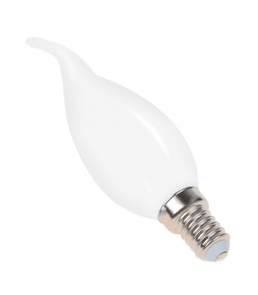 Ampoule LED E14 Flamme - 2.5W - Mat - Filament - Opaque