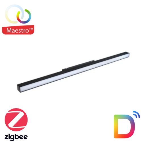 Luminaire Rail Magnetique Lineaire 24W MAESTRO RF Gen 2 + Zigbee Tuya RGBCCT DELISMART