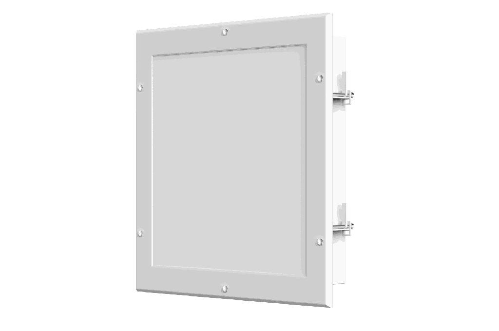 Dalle LED 60x60 salle blanche ISO 1 à 9 - IP65/IP64 - Ouverture par l'avant (à vis)