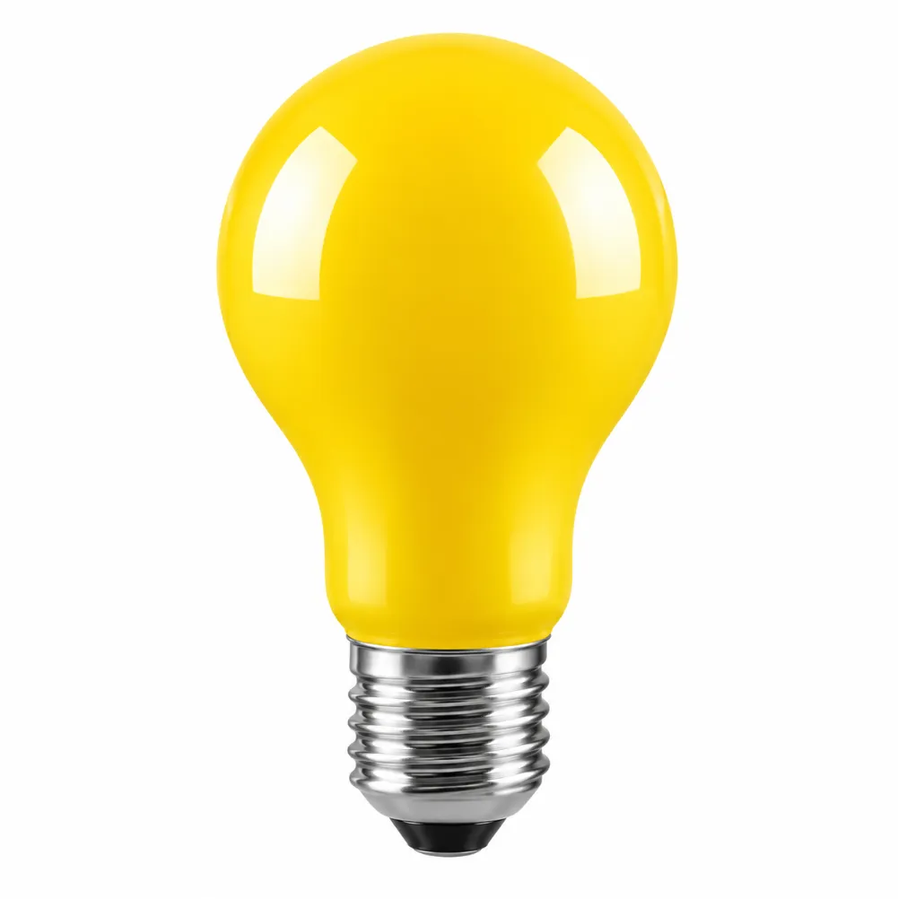 [DILAM-MOSQ05W-YEL] Ampoule LED E27 dimmable 20% / 60% / 100% MosquiLED by ECOLIFE - Couleur Jaune