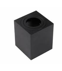 Spot LED Saillie GU10 / MR16 - Carre - Noir