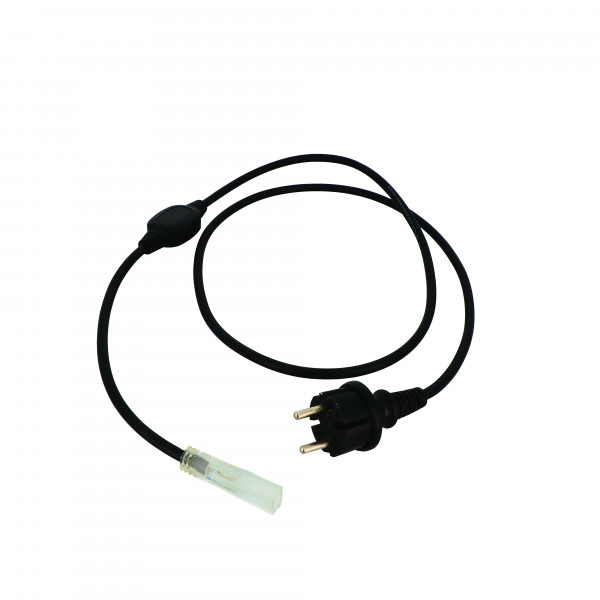 KIT sur mesure Ruban LED X1 de Chantier - Prise avec cable 150cm + Accessoires